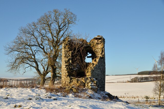 Remains of Pitlurg Castle, Moray