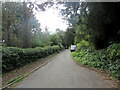 Dead-end side road in Llanarth, Monmouthshire