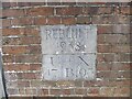 TQ0584 : Old Boundary Marker on Oxford Road bridge by M Faherty