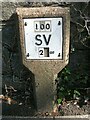 Sluice valve marker on College Road, Bangor