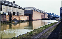 SO9892 : Walsall Canal with Ryders Green Locks in 1979 by Trevor Littlewood