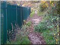 Footpath near Alder School