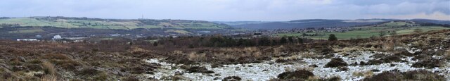Whitwell Moor with Stocksbridge in the distance