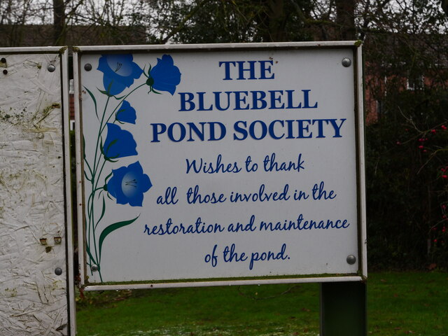 Bluebell Pond Notice Board