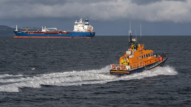 Donaghadee Lifeboat off Bangor