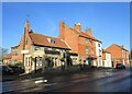 The Old Malt Shovel and adjacent buildings