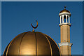 TQ3189 : Hornsey : mosque dome, Wightman Road by Jim Osley