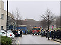 Fire evacuation at a hospital building