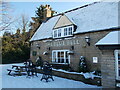TF1505 : The Blue Bell, Glinton, in the snow by Paul Bryan