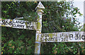 Old Direction Sign - Signpost by the B3168, near to Stocklinch