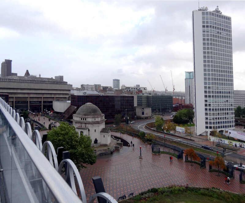 Centenary Square Seen From The Library... © Habiloid Cc-by-sa/2.0 ...