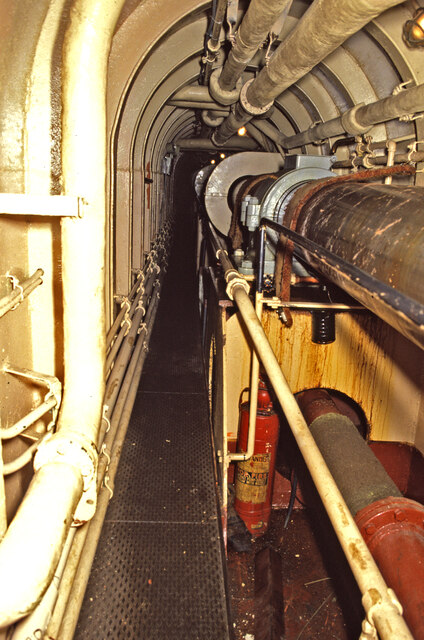 SS Jeremiah O'Brien, Chatham - shaft tunnel