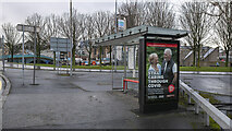J3474 : Covid advert, Belfast by Rossographer