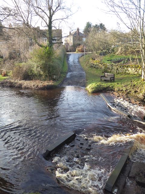 The ford at Whitley Mill