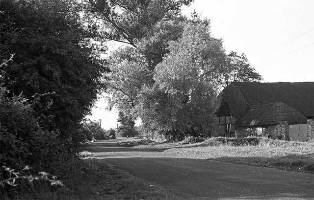 Old Barn at Crow, Ringwood c.1950