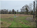 Footpath across the field near Upper Cound