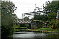 Railway bridge across the Soho Loop in Birmingham