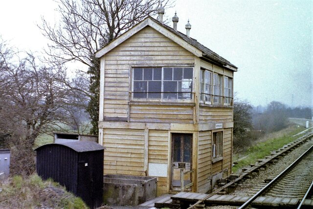 Blatchbridge Junction and Signal Box, 1984