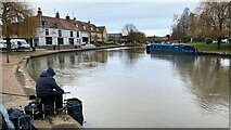 TL5479 : Fishing near the Cutter in Ely by Richard Humphrey