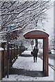 SK4933 : Bus stop, Nottingham Road by David Lally