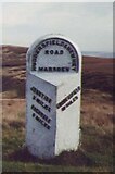 SE0013 : Old Milestone, A640, New Hey Road, 1 mile W of B6114 junction by Christine Minto