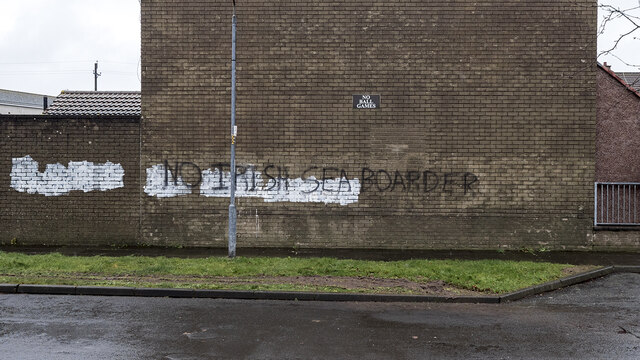Brexit graffiti, Bangor