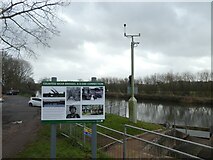 SX9489 : Information board by Exeter Canal, Bridge Road, Exeter by David Smith