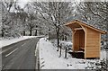 Bus shelter along Hoarstone Lane, Trimpley