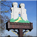 TM3489 : Bungay town sign by Adrian S Pye