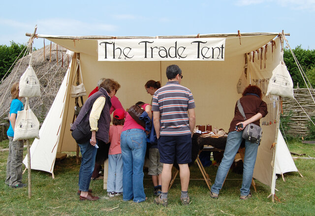 The Trade Tent at The Ancient Technology Centre Cranborne