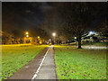 Foot and cycle path parallel with Northgate Avenue, Crawley