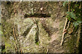 Cut Bench Mark, Gale Lane Gatepost