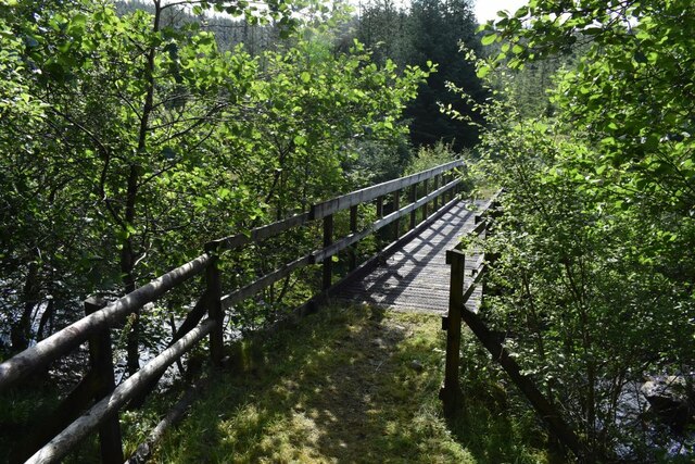 Footbridge over Allt Broighleachan © Robert Struthers :: Geograph ...