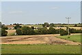 Sprayed stubble at Thorpe