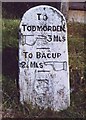 Old Milestone, A681, Bacup Road, Holden Gate