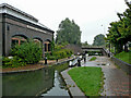 SO9388 : Blowers Green Pumphouse and Lock near Dudley by Roger  D Kidd