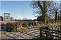 Looking towards the Football ground