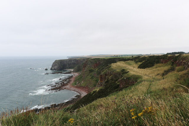 Former quarry site on the cliffs near Cuthile Harbour