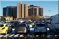 Car park at Raigmore Hospital, Inverness