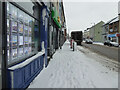 H4572 : Snow along Lower Market Street, Omagh by Kenneth  Allen