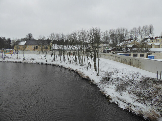 Snow along the Drumragh River, Omagh