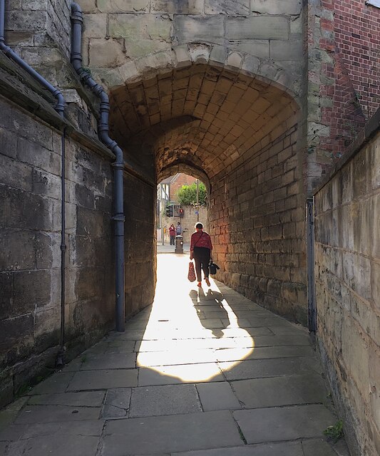 The passage under Eastgate, Warwick 