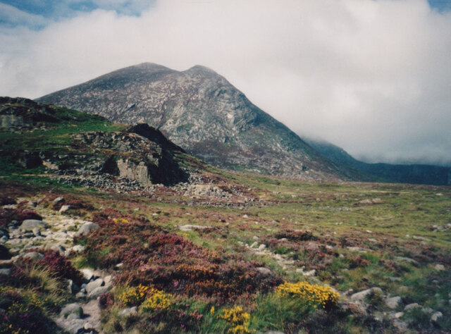 Slieve Lamagan from a point south west of the Percy Bysshe crag