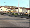 Russell Drive Gardens name sign, Malpas, Newport