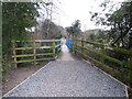 Footbridge over the Rea Brook in Sutton, Shrewsbury