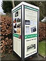 Old telephone kiosk