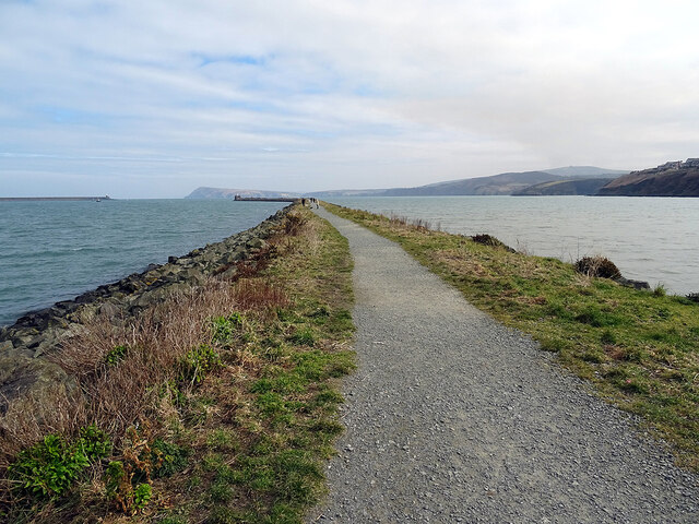 Path on the East Breakwater, Fishguard Harbour