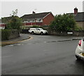 Junction of Maryport Street and Priory Gardens, Usk, Monmouthshire