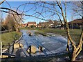 Neighbourhood sustainable drainage storage pond