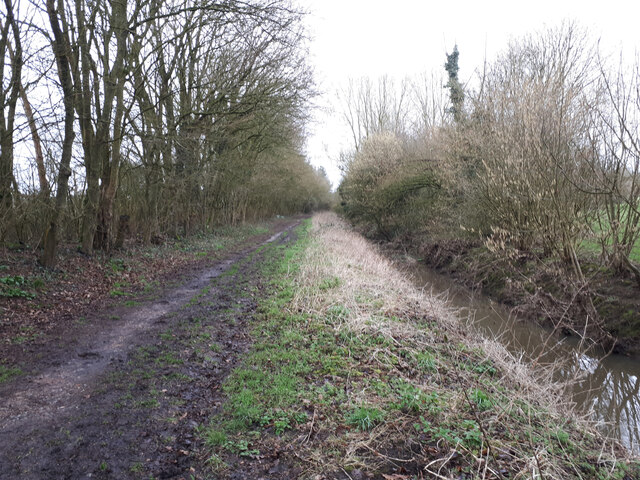Trackbed of former Malmesbury branch line